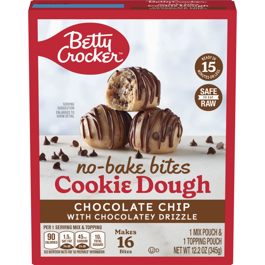 betty crocker chocolate chip no bake cookie dough