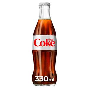 diet coke 24 x 330ml glass bottles