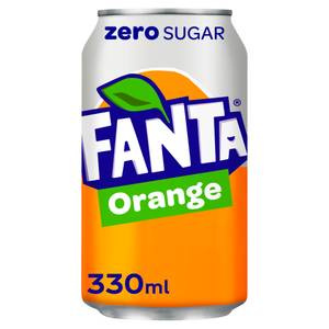 fanta zero orange 24 x 330ml