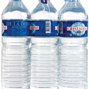 cristaline natural spring water, 6 x 1.5l