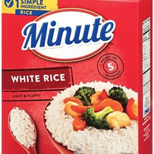 minute instant white rice, light and fluffy, 42 oz