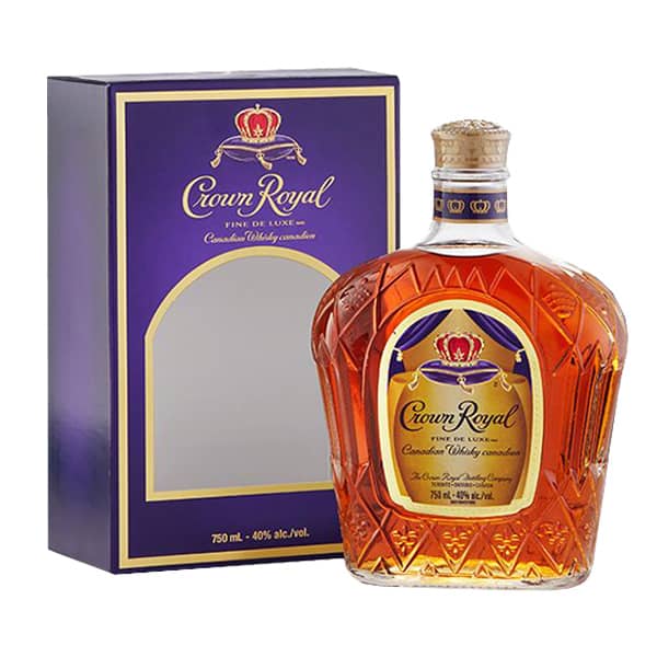 crown royal fine deluxe blended canadian whisky, 750 ml