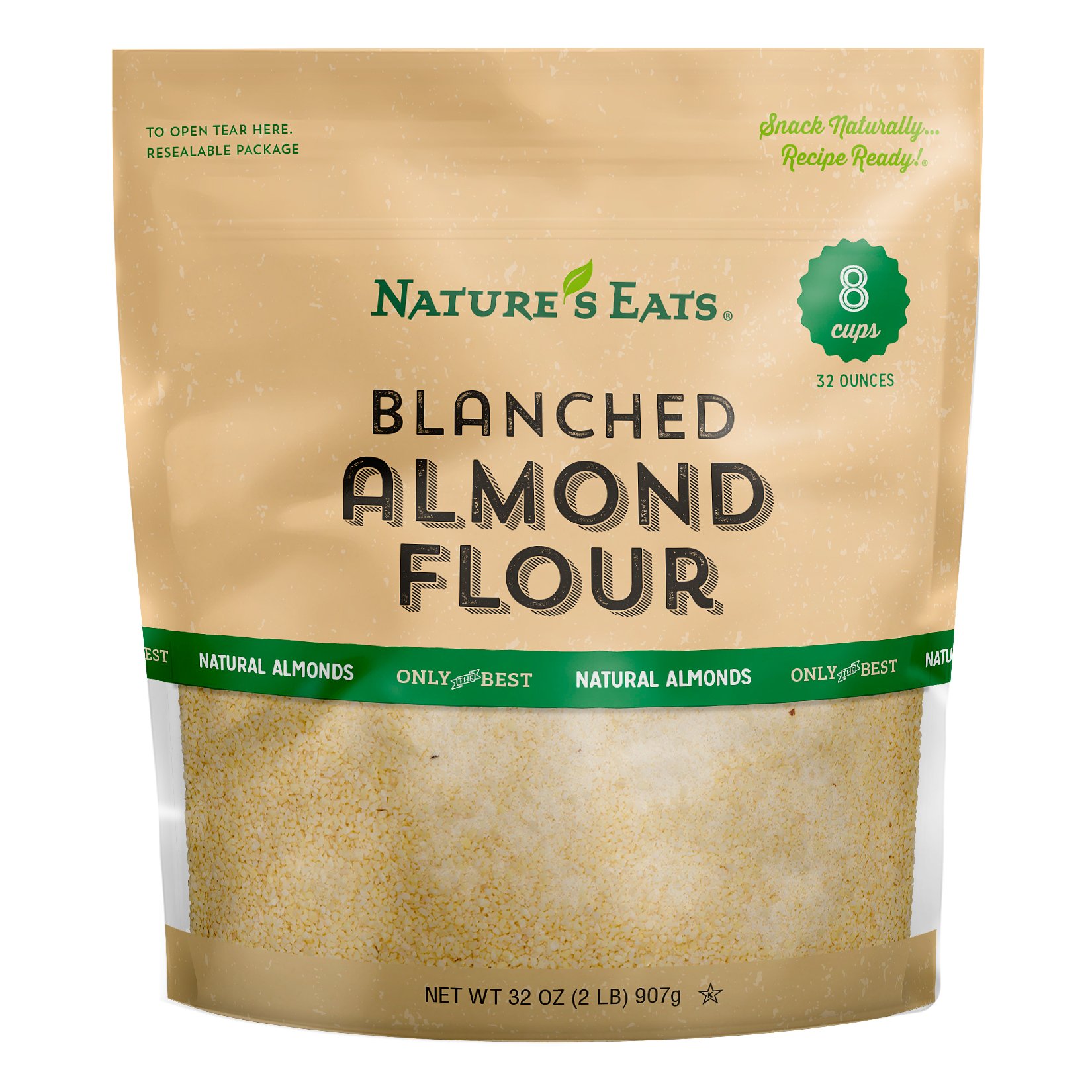 nature's eats blanched almond flour, 32