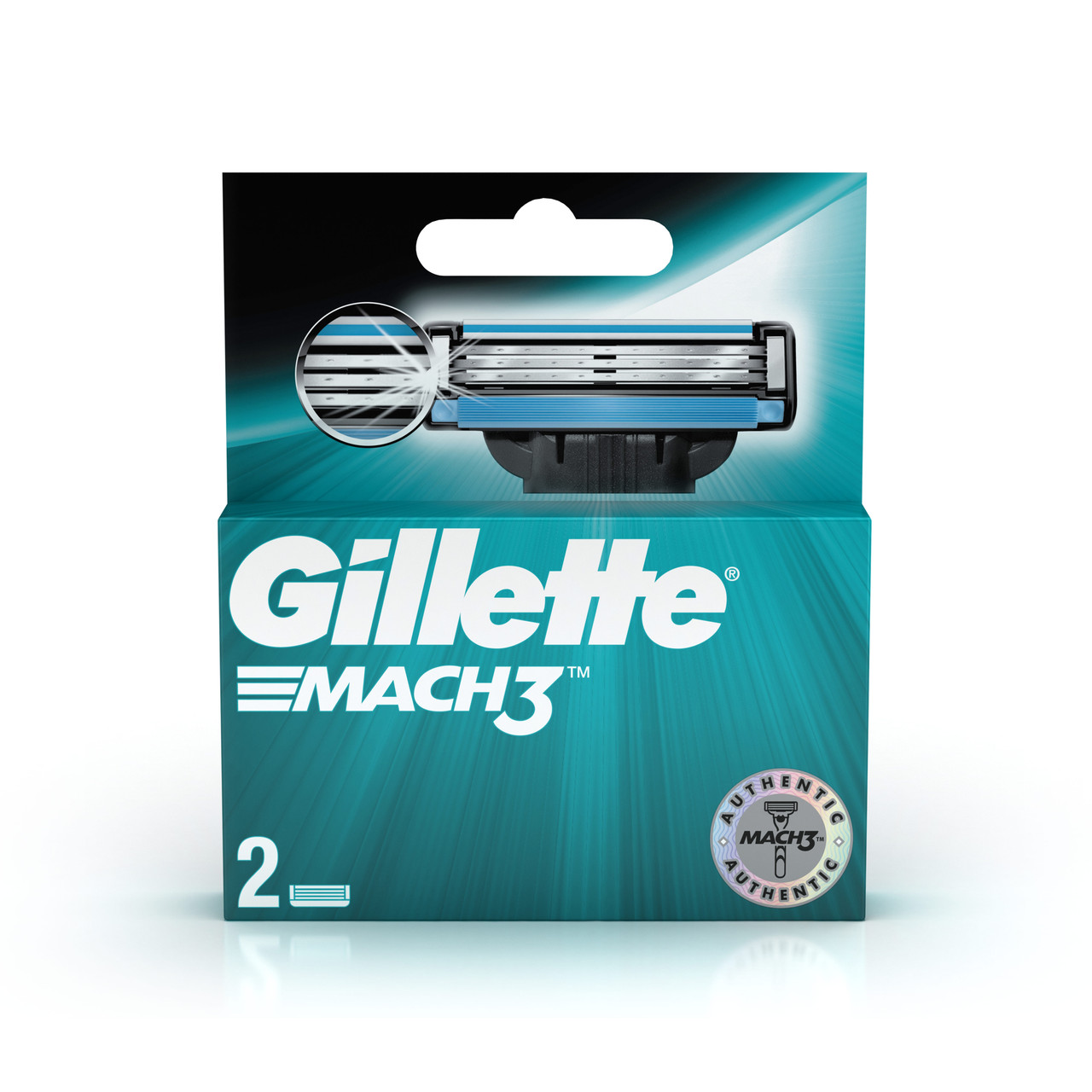 gillette replaceable shaving cartridges gillette mach3, men’s, 2 pcs