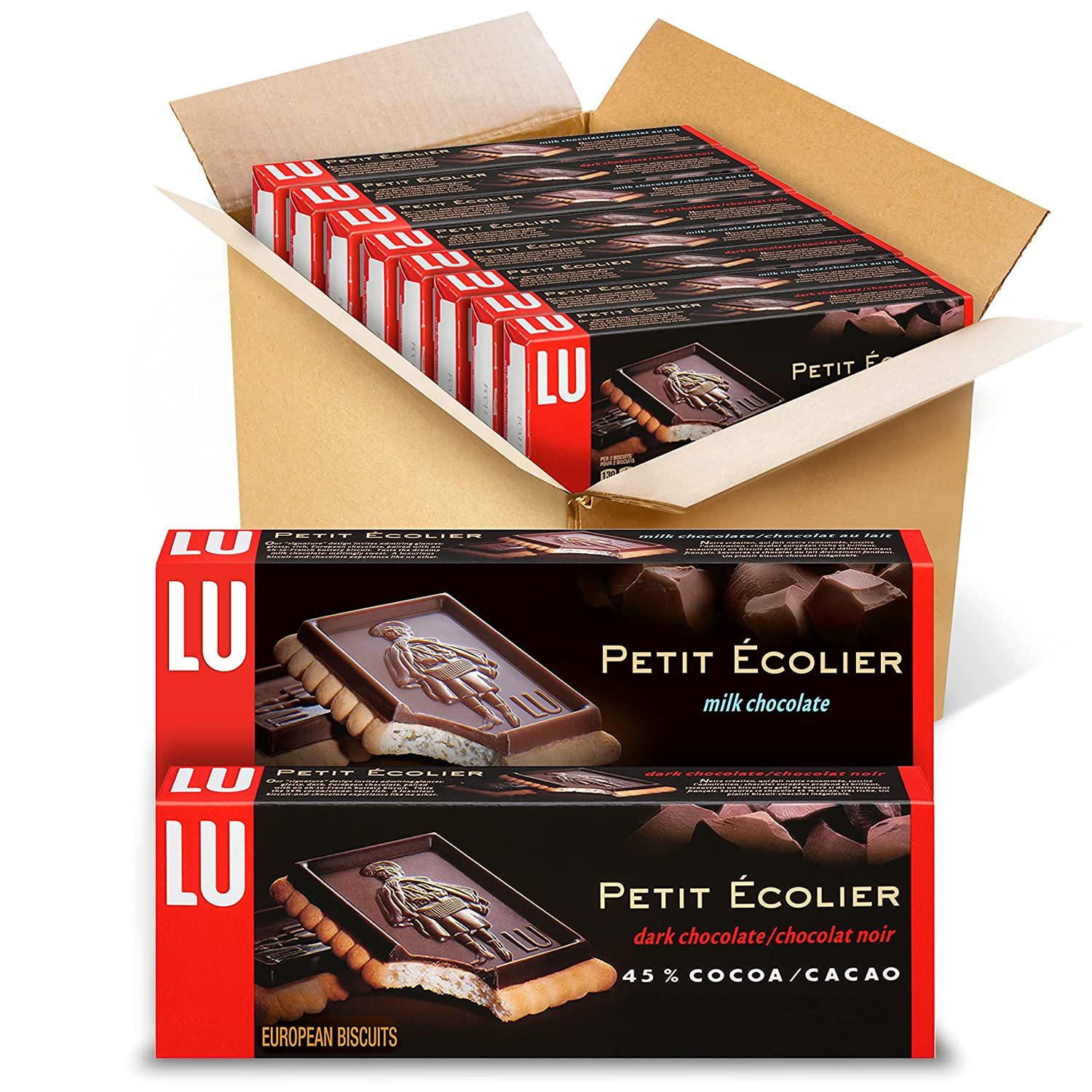 lu petit ecolier european milk chocolate biscuit cookies