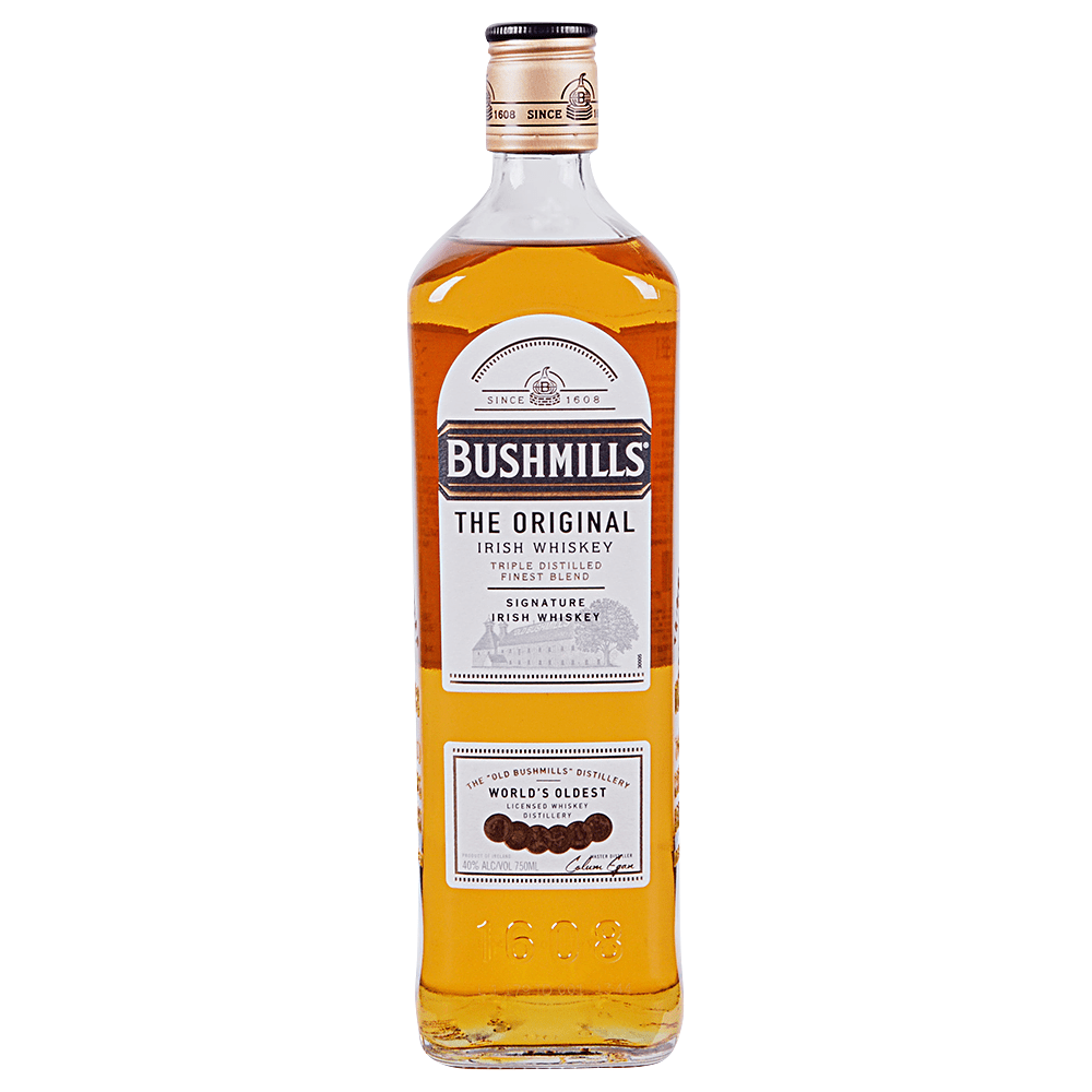 bushmills irish whiskey, 750 ml
