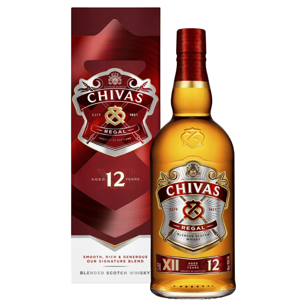 chivas regal blended scotch whisky 12 year old 750ml bottle