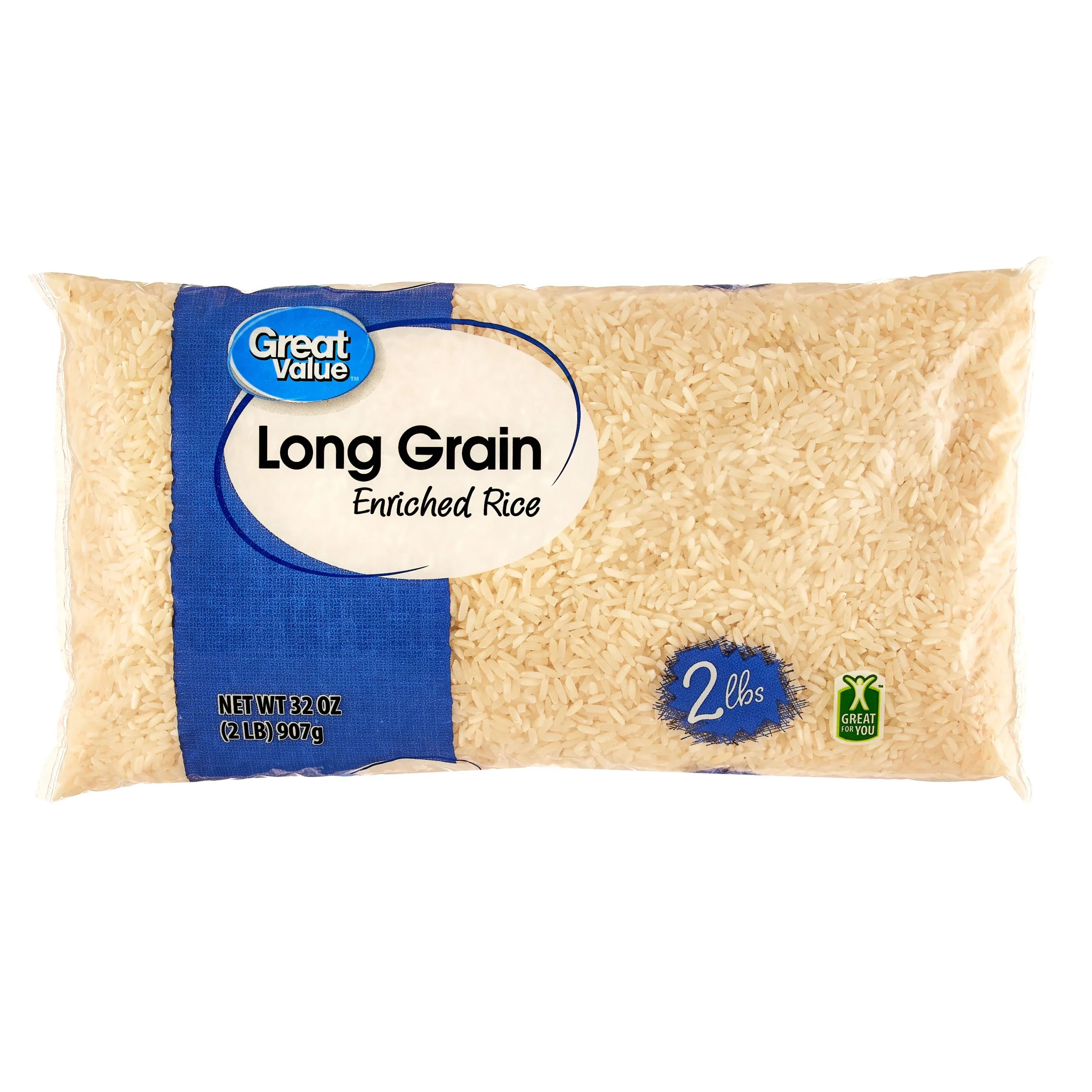 great value long grain enriched rice, 32 oz