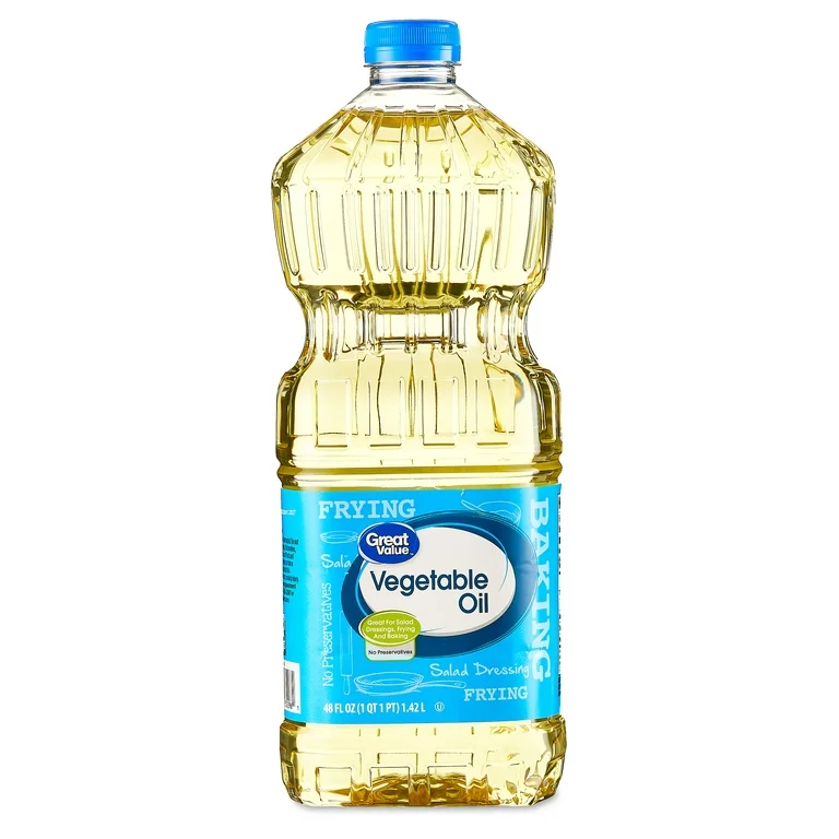 great value vegetable oil, 48 fl oz