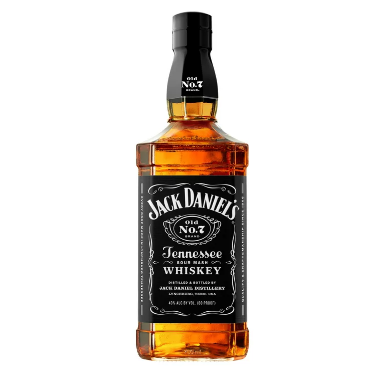 jack daniel's old no. 7 tennessee whiskey, 750 ml bottle, 80 proof