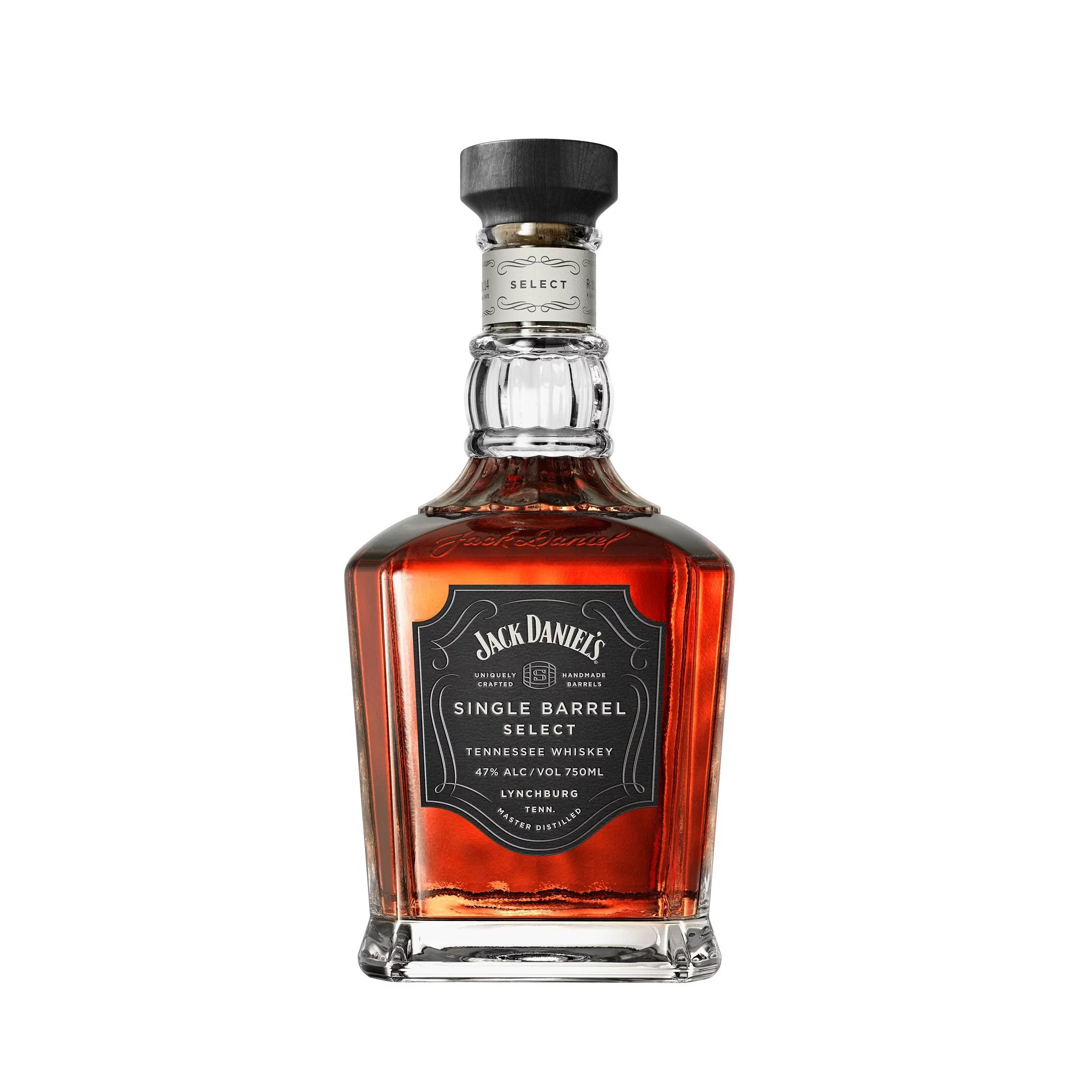 jack daniel's single barrel select tennessee whiskey, 750 ml bottle, 94 proof