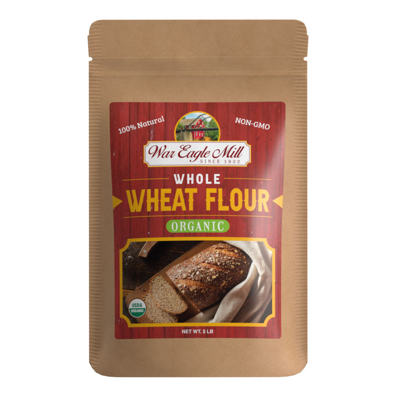 war eagle mill whole wheat flour, 5 lb. bag 2 pack