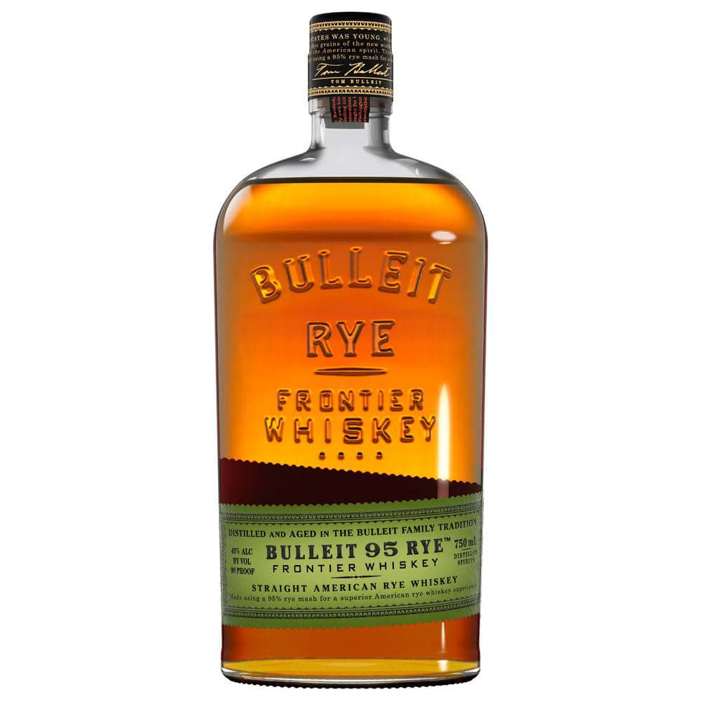 bulleit 95 rye whiskey, 750 ml