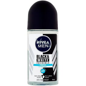nivea man ball anti perspirant black and white invisible fresh 50ml