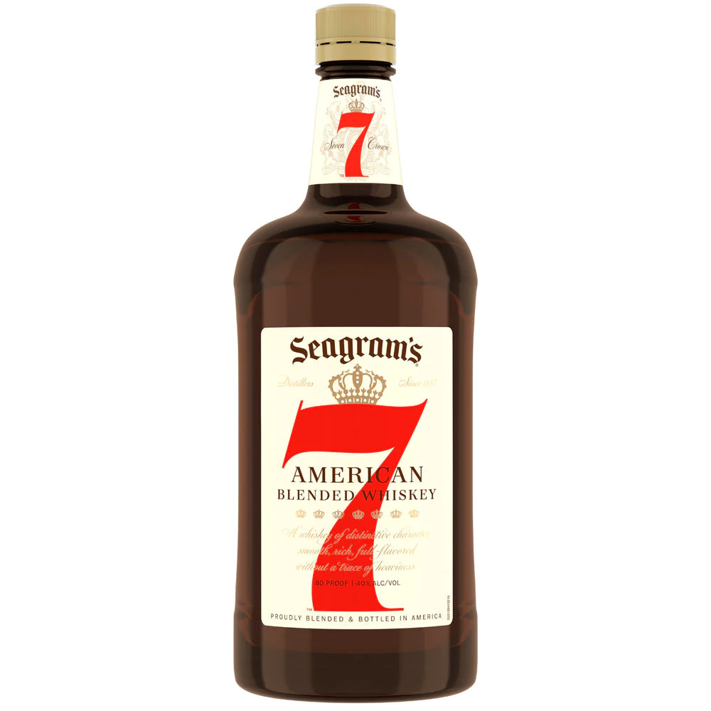 seagram's 7 crown american blended whiskey, 1.75 l